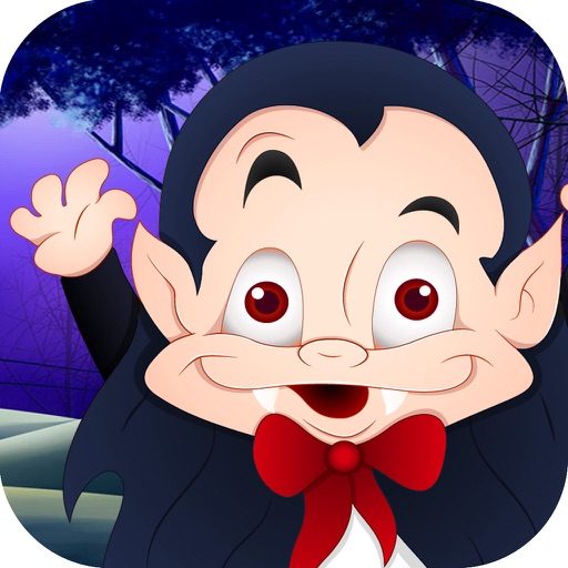 Bloody Vampire Bite at Night in Tiles Game icon