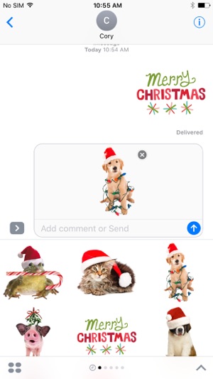 Christmas Pets Sticker Pack(圖3)-速報App