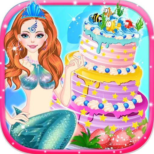 Mermaid Delicious Cake – Dessert Decoration Game Icon