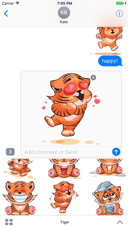 Lion Cute Stickers Mania