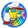 Drawing Game Peter Train Coloring Page Version