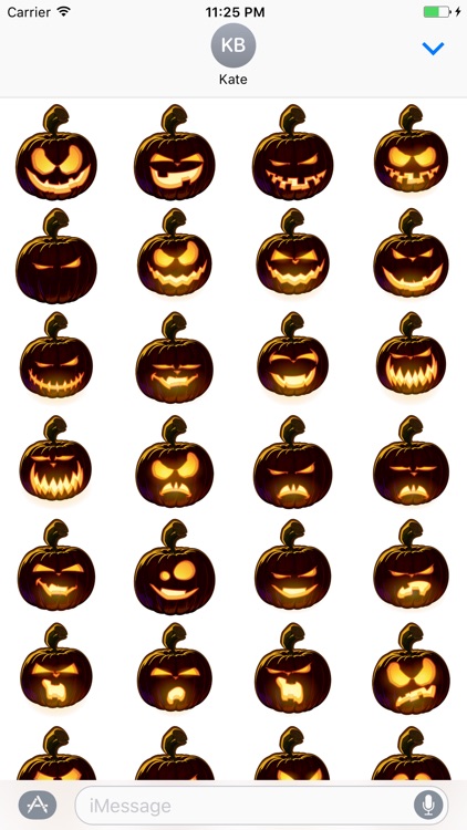Pumpkin Halloween Emoji Sticker #5
