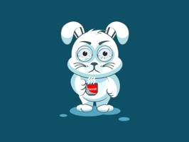 White Leveret - Stickers for iMessage