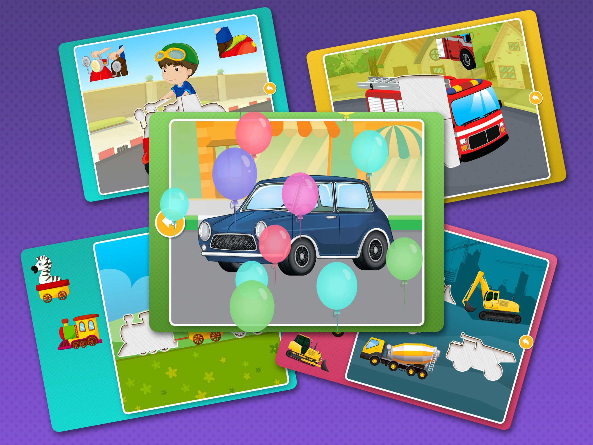 Kids Car Games: Boys puzzle 2+ screenshot 3