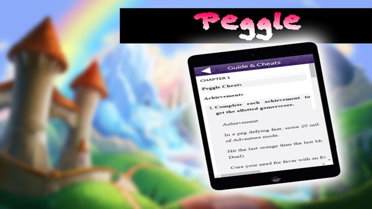 Guide for Peggle Game