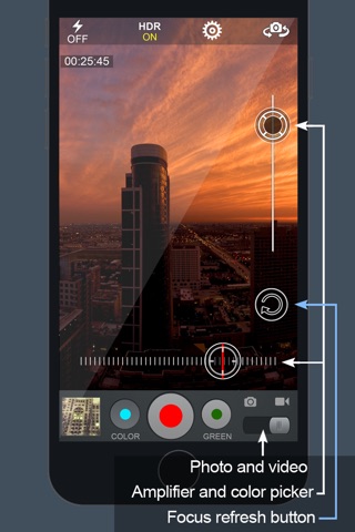 Night Vision (True night mode amplifier video app) screenshot 3