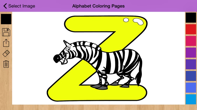 Alphabet Coloring Pages - Coloring book screenshot-3
