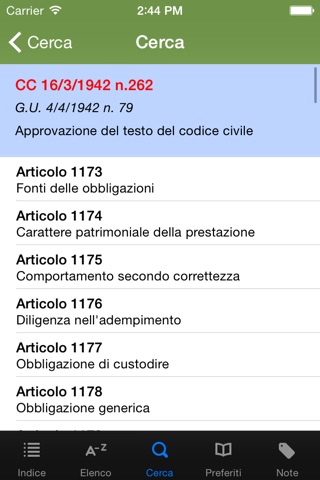 Codice degli Appalti screenshot 4