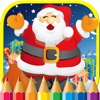 Christmas Coloring Page Book Santa Claus for Kids