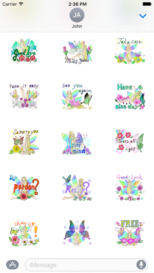 Butterfly-Fairy Sticker(圖2)-速報App