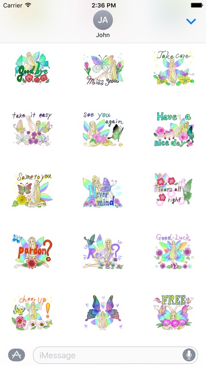 Butterfly-Fairy Sticker