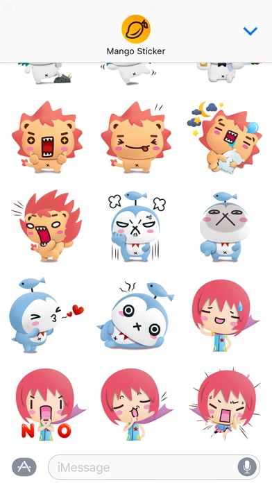 パンダドッグ & フレンズ 3D (Pandadog) - Mango Stickerのスクリーンショット3 パンダドッグ & フレンズ 3D (Pandadog) - Mango Stickerのスクリーンショット3