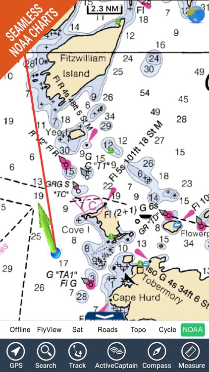 Huron Erie Ontario GPS Charts