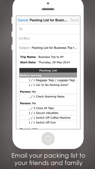 Packing Planner PRO - The Packing List Travel Companion & Trip Packing List App. Best Travel Checklist for Holiday Vacation, Camping, Moving (+To Do Organizer!) Screenshot 4