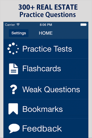 Real Estate Licensing Exam Prep App - Practice Questions & Study Guide with Flashcards for Real Estate License Test Education