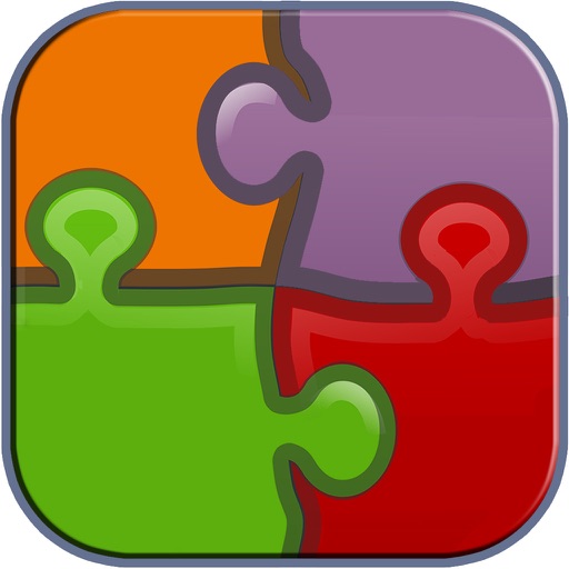 Santa Christmas jigsaw icon