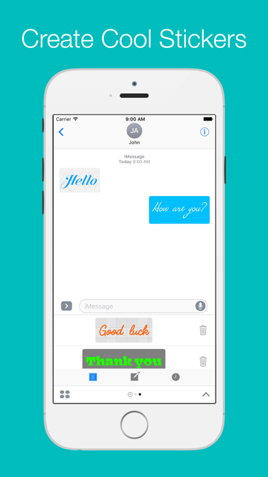 How to cancel & delete Cool Messages for iMessage : Animated Text Sticker from iphone & ipad 1