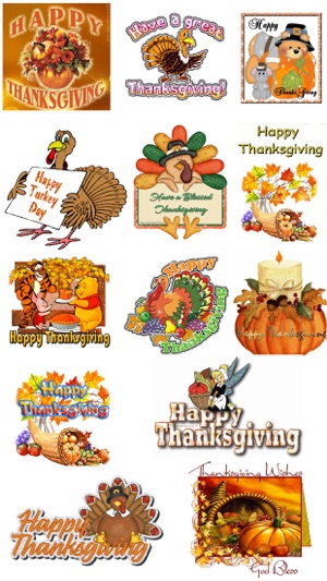 Thanksgiving Day Stickers for iMessage(圖1)-速報App