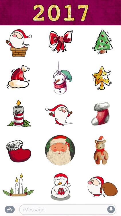 Merry Christmas & Happy New Year - Retro Stickers screenshot-4