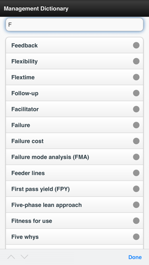 Management Dictionary Offline