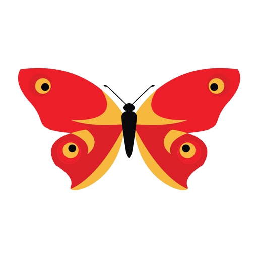Color Butterfly Stickers for iMessage