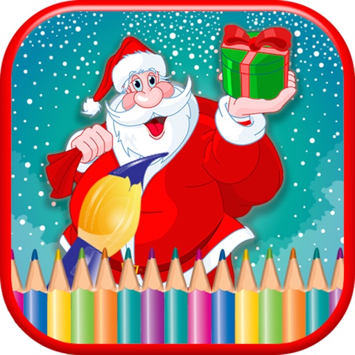 Christmas Coloring  Game For Kids & Adults icon