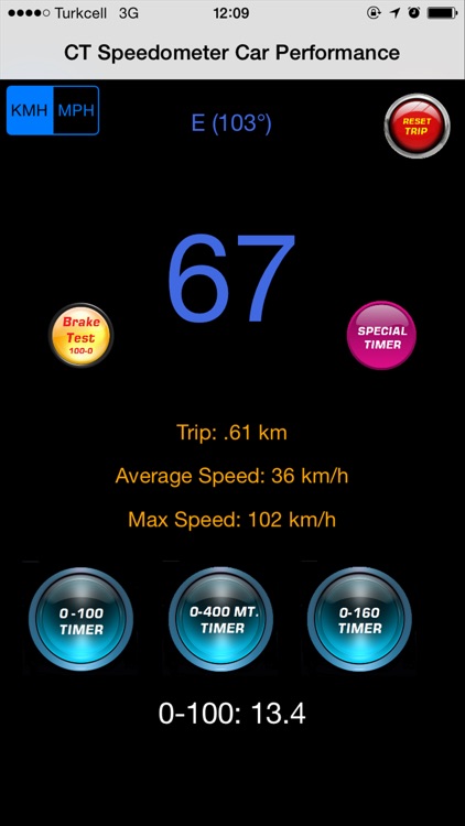 CT Speedometer - Car Performance & Timers screenshot-3