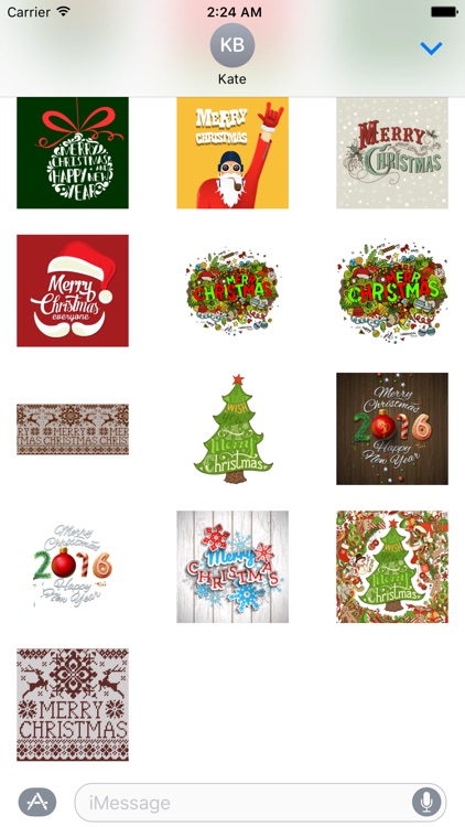 Merry Christmas Stickers