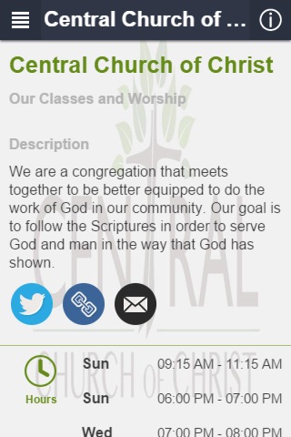 Central Church of Christ JC screenshot 2