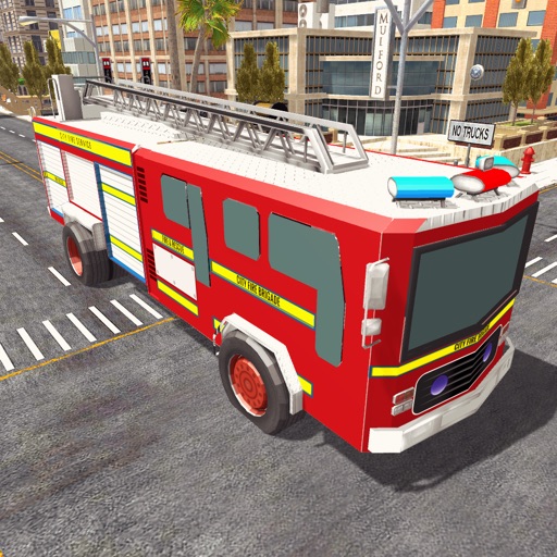 Fire Truck Simulator 2017 - City Traffic Drive Icon