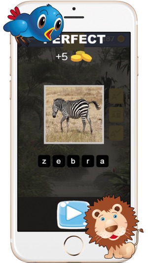 Animals Picture Quiz Word Learning Puzzles Games(圖3)-速報App