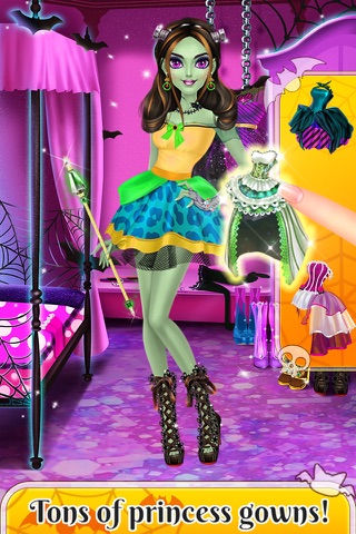 Monster Princess Fashion - Crazy Makeover Party screenshot 3