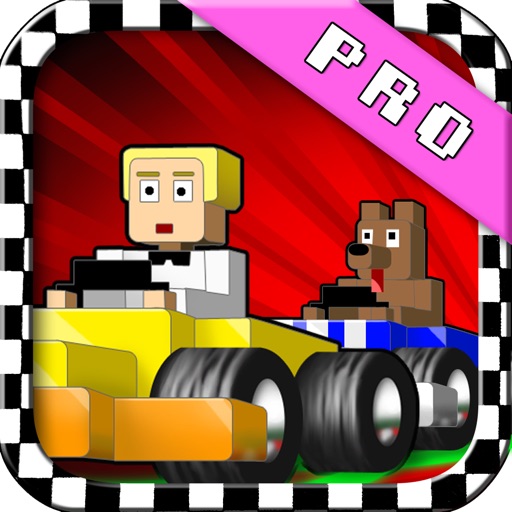 Block And Speed Racing PRO - A Super Fast Blocky Style Go Kart Game icon