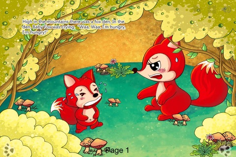 The Fox and the Grapes Bedtime Fairy Tale iBigToy screenshot 3