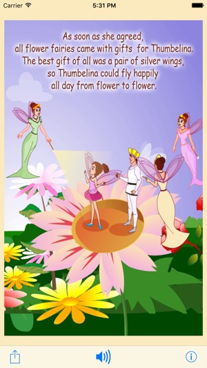 Free Printable Thumbelina Story Book With Pictures - flower wallpaper