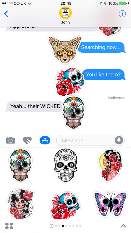 Sugar Skull Stickers Pack 1