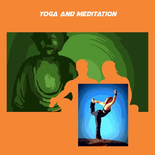Yoga and meditation + icon