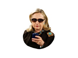Hillary Sticker Pack includes custom-made Hillary Clinton stickers
