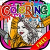 Coloring Book Painting Pictures Celebrity Cartoon