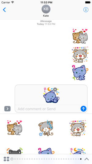 Lovely Cat stickers(圖3)-速報App