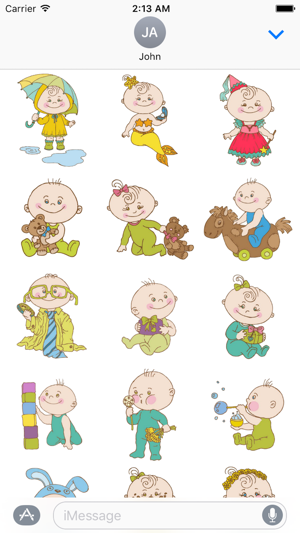 Baby Cute Sticker Pack 02(圖1)-速報App