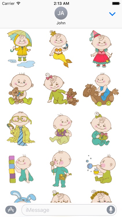 Baby Cute Sticker Pack 02