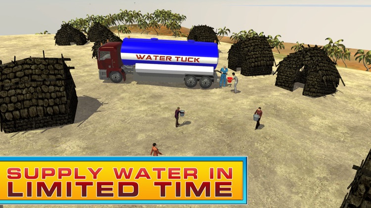 Transporter Truck Water Supply- Driving Simulator