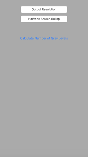 Pre-Press Gray Levels