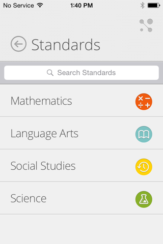 Wisconsin Academic Standards screenshot 2
