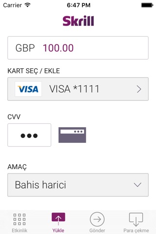 Skrill - Pay & Send Money screenshot 3