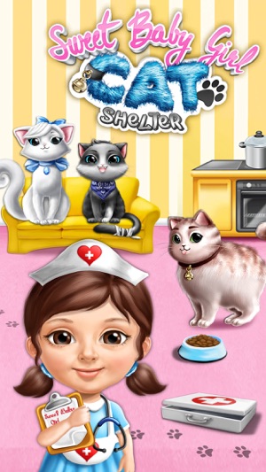 Sweet Baby Girl Cat Shelter – Pet Vet Doctor Care(圖1)-速報App