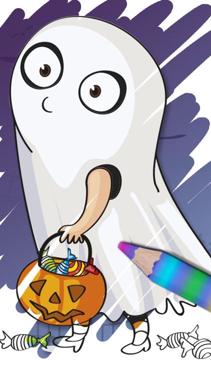 Halloween coloring pages – Paint monsters & zombie