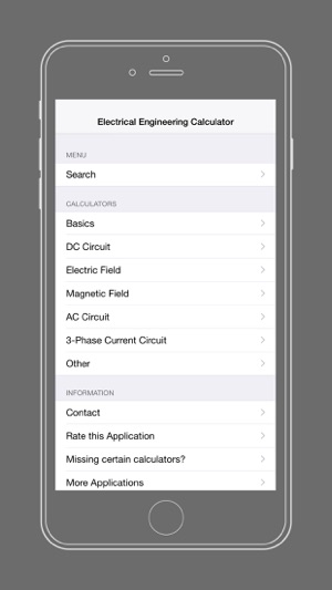 Electrical Engineering Calculator