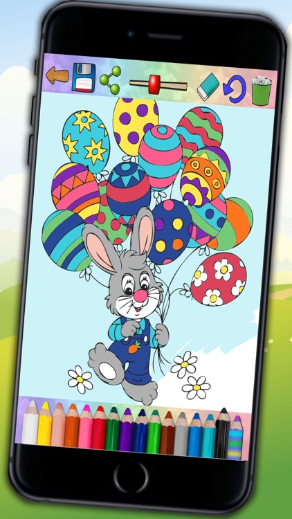 Paint Easter egg decorate & color bunnies - Pro